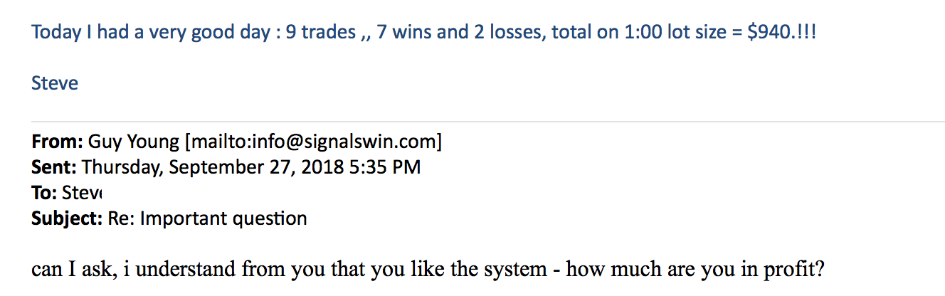 Testimonial-Steve SignalsWin - Service Explained
